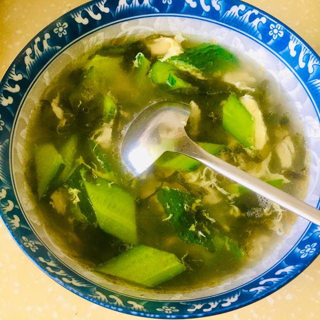 黃瓜雞蛋紫菜湯